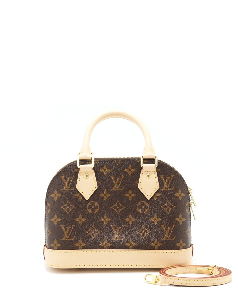 AAA Replica Louis Vuitton LV ALMA BB MONOGRAM CANVAS GHW