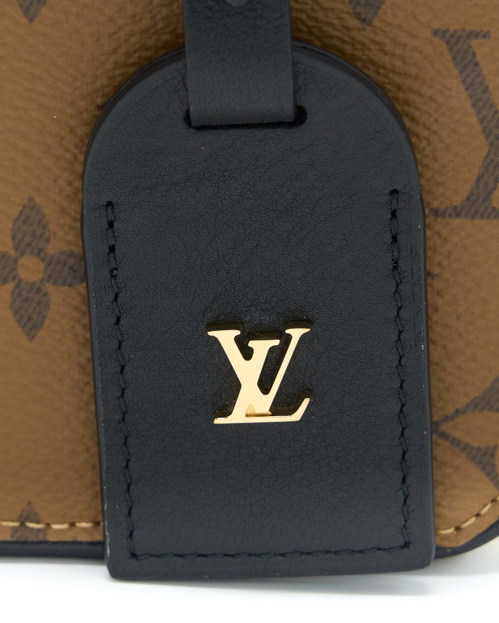 AAA Replica Louis Vuitton LV MINI BOITE CHAPEAU MONOGRAM REVERSE CANVAS BLACK GHW