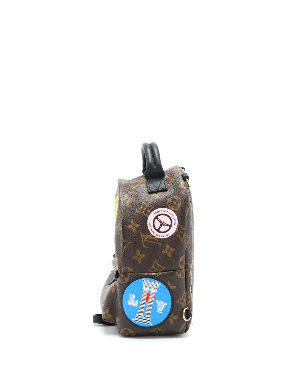 AAA Replica Louis Vuitton LV MINI PALM BACKPACK SPRING LIMITED EDITION MONOGRAM CANVAS GHW