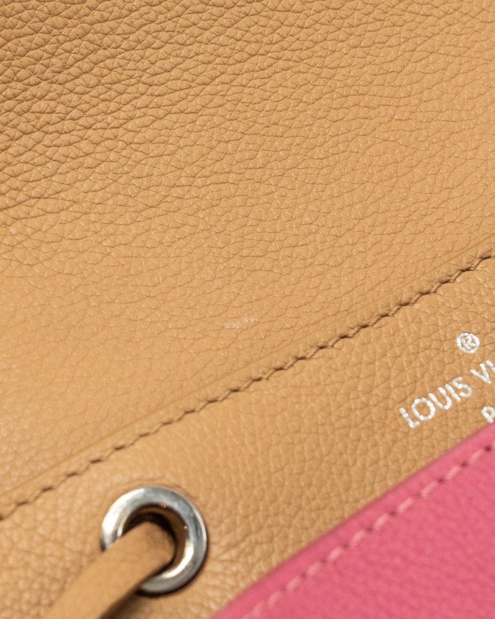 AAA Replica Louis Vuitton LV LOCKME BACKPACK CALFSKIN PINK/BEIGE SHW 