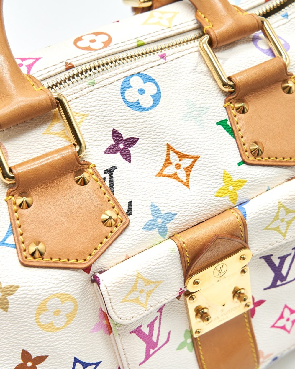 AAA Replica Louis Vuitton LV MONOGRAM MULTICOLOR SPEEDY 30 TOTE