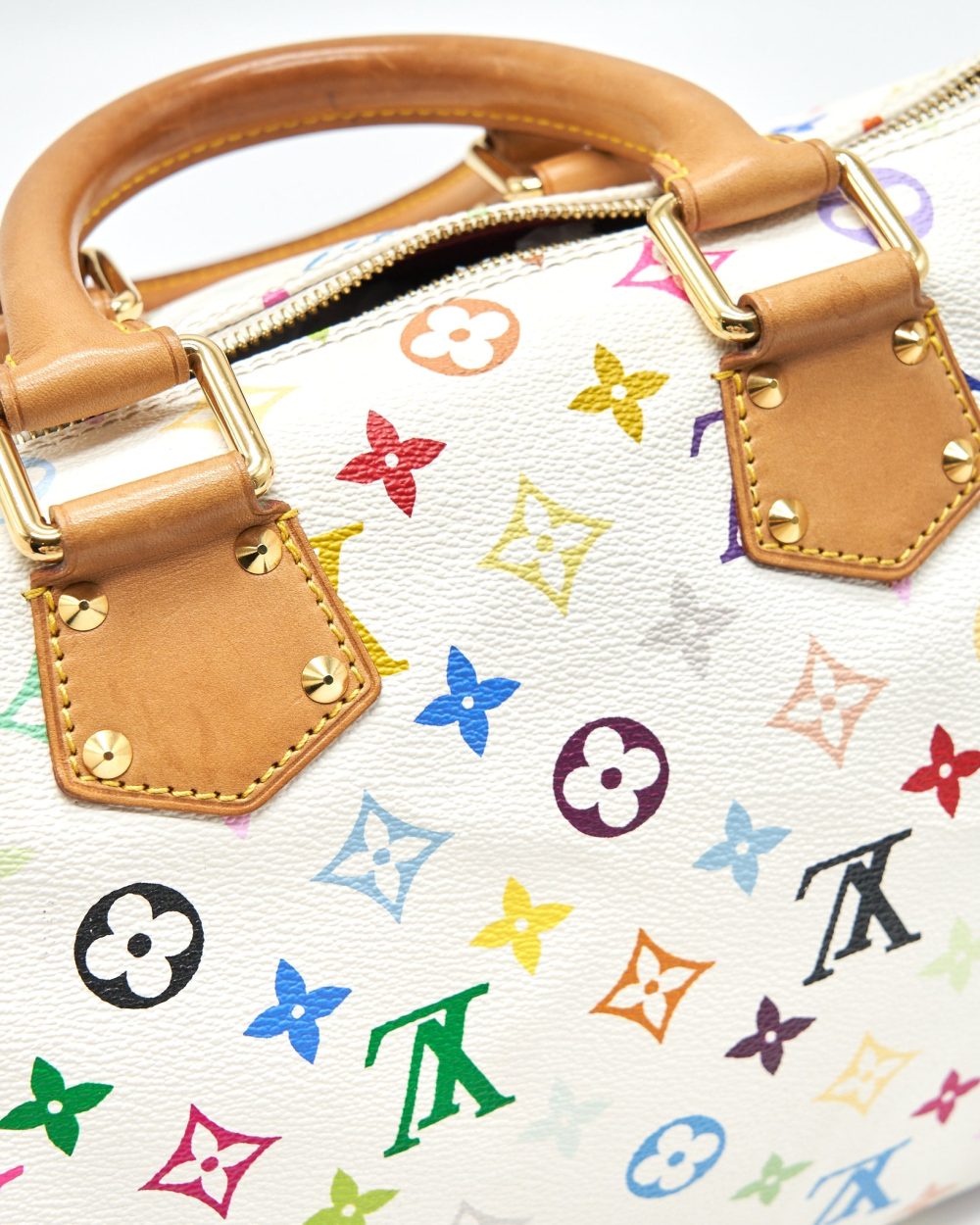 AAA Replica Louis Vuitton LV MONOGRAM MULTICOLOR SPEEDY 30 TOTE