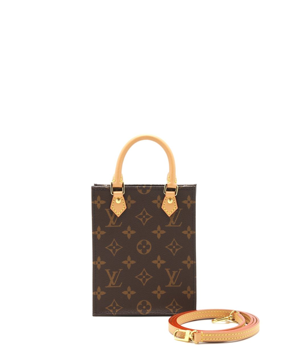 AAA Replica Louis Vuitton LV PETIT SAC PLAT MONOGRAM CANVAS