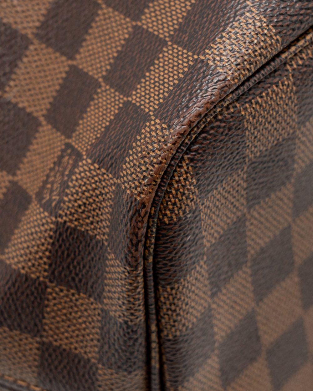 AAA Replica Louis Vuitton LV NEVERFULL MM DAMIER EBENE CANVAS GHW