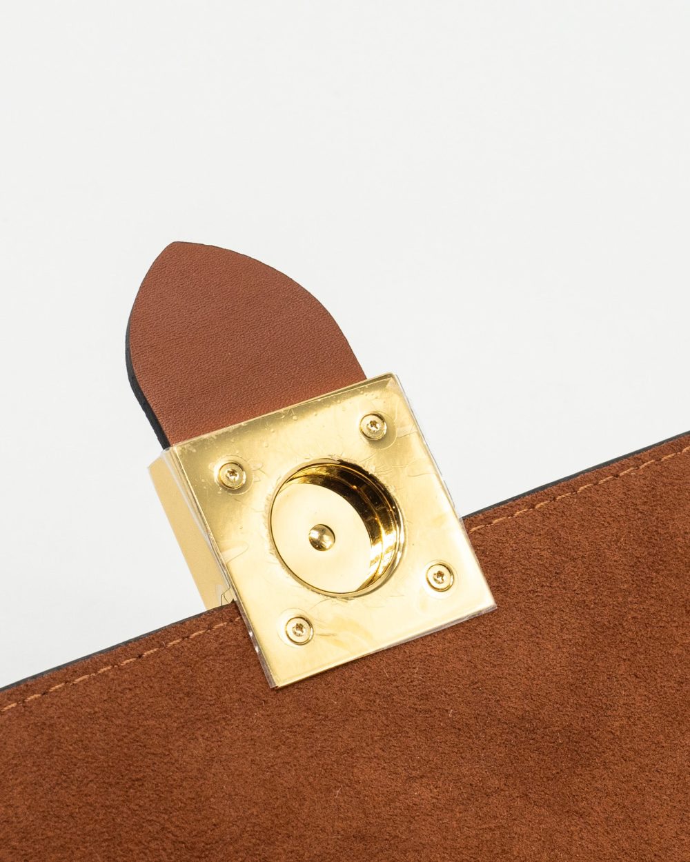 AAA Replica Louis Vuitton LV LOCK BB MONOGRAM CANVAS BROWN GHW