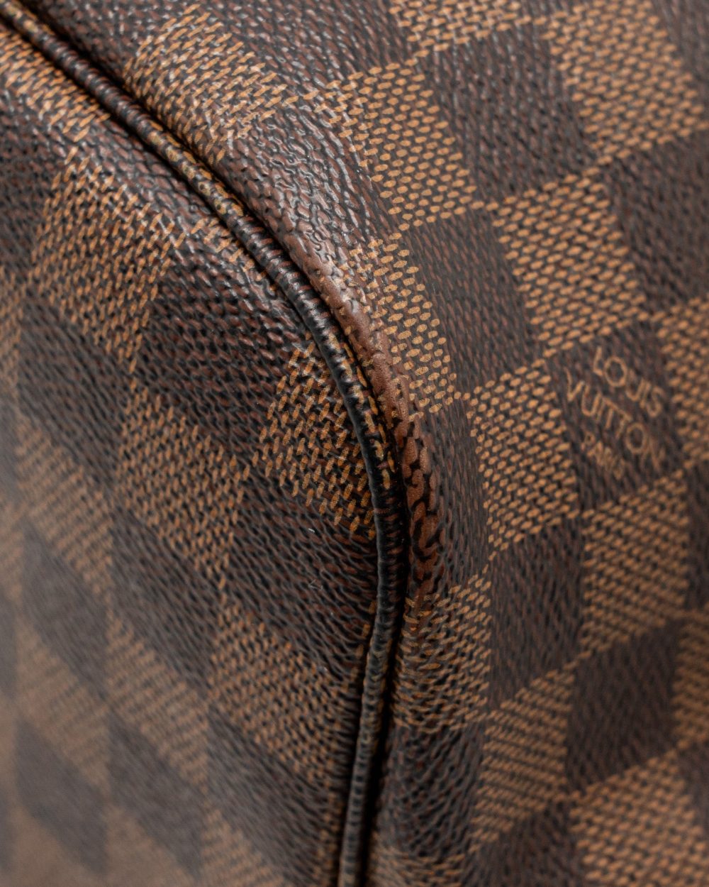 AAA Replica Louis Vuitton LV NEVERFULL MM DAMIER EBENE CANVAS GHW