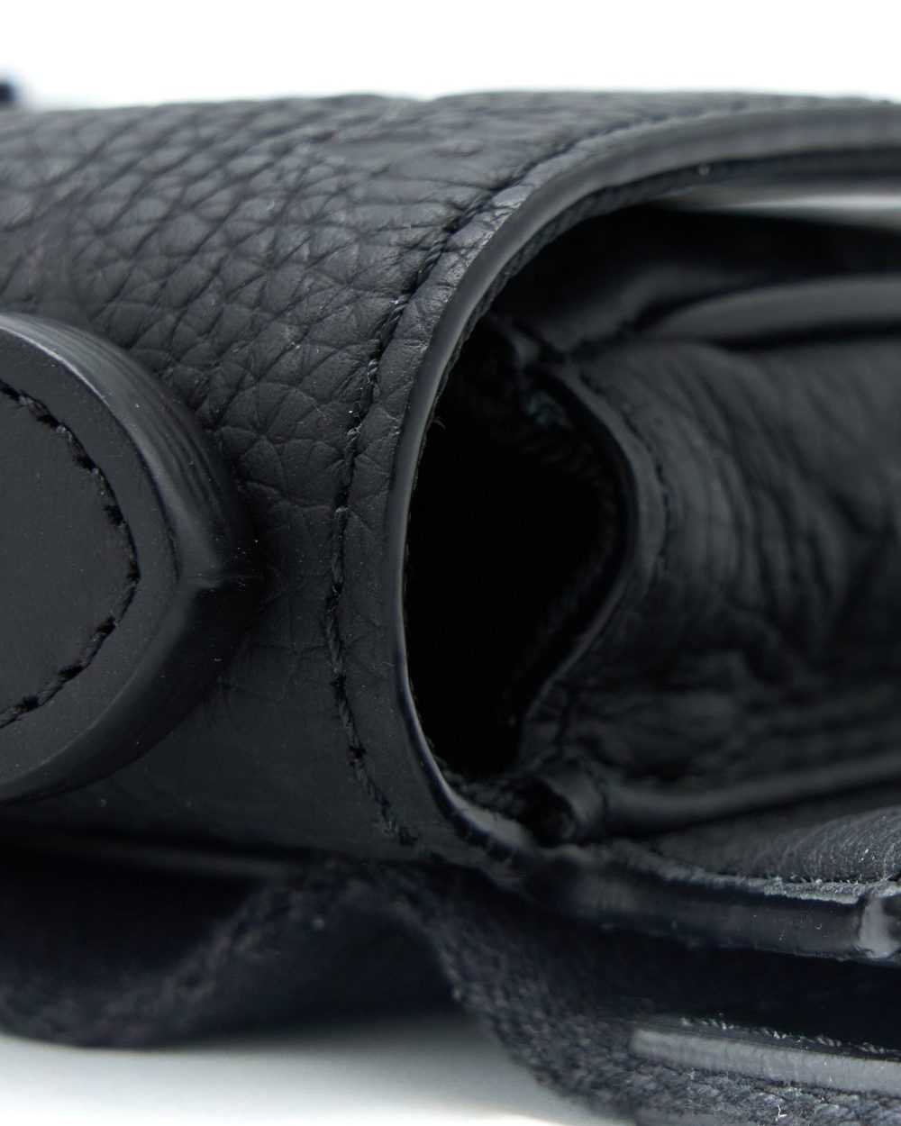 AAA Replica Louis Vuitton LV S LOCK SLINGBAG MONOGRAM-EMBOSSED TAURILLON BLACK BLACK HARDWARE (NEW VERSION)