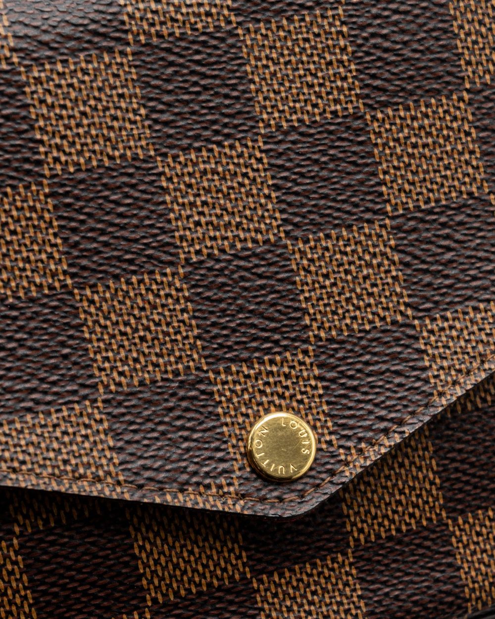 AAA Replica Louis Vuitton LV FELICIE POCHETTE DAMIER EBENE CANVAS GHW