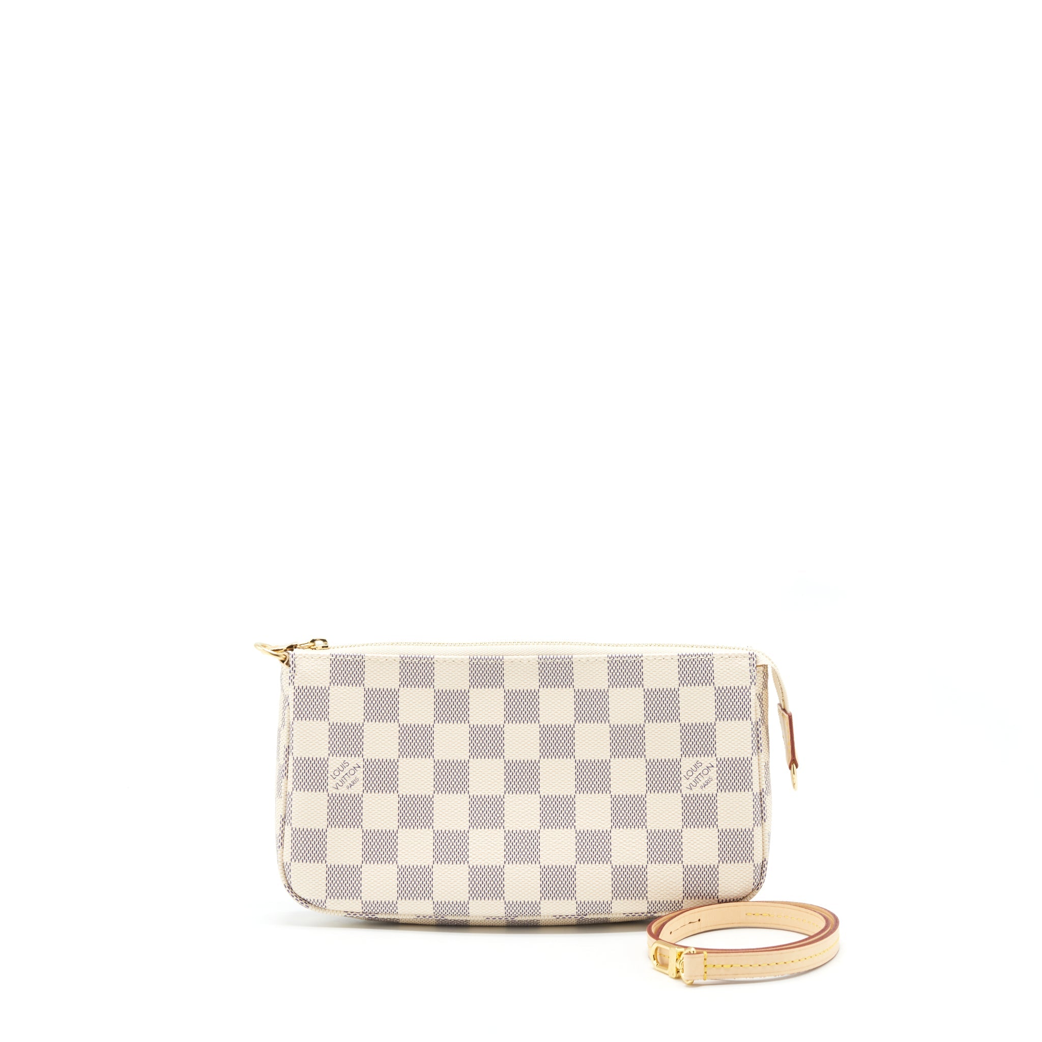 AAA Replica Louis Vuitton LV POCHETTE ACCESSORIES DAMIER AZUR YEAR 2022