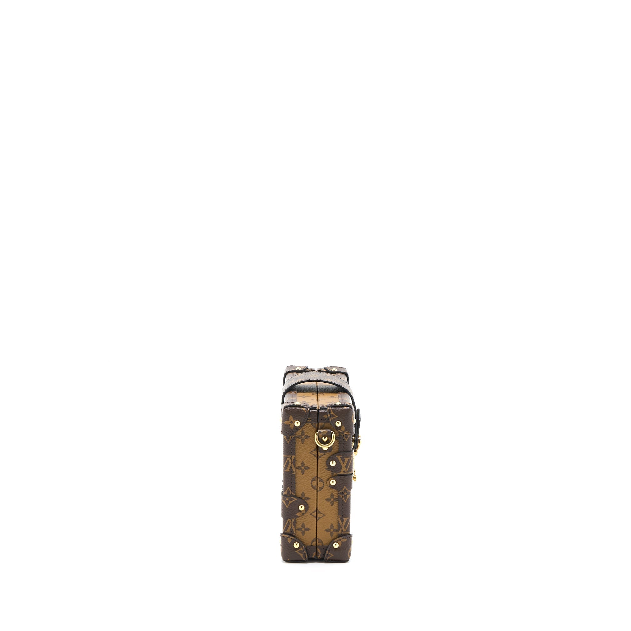 AAA Replica Louis Vuitton LV PETITE MALLE MONAGRAM REVERSE CANVAS GHW