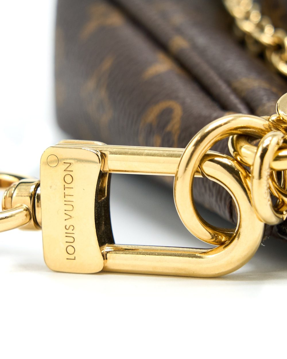 AAA Replica Louis Vuitton LV MULTI POCHETTE KHAKI STRAP MONOGRAM CANVAS GHW
