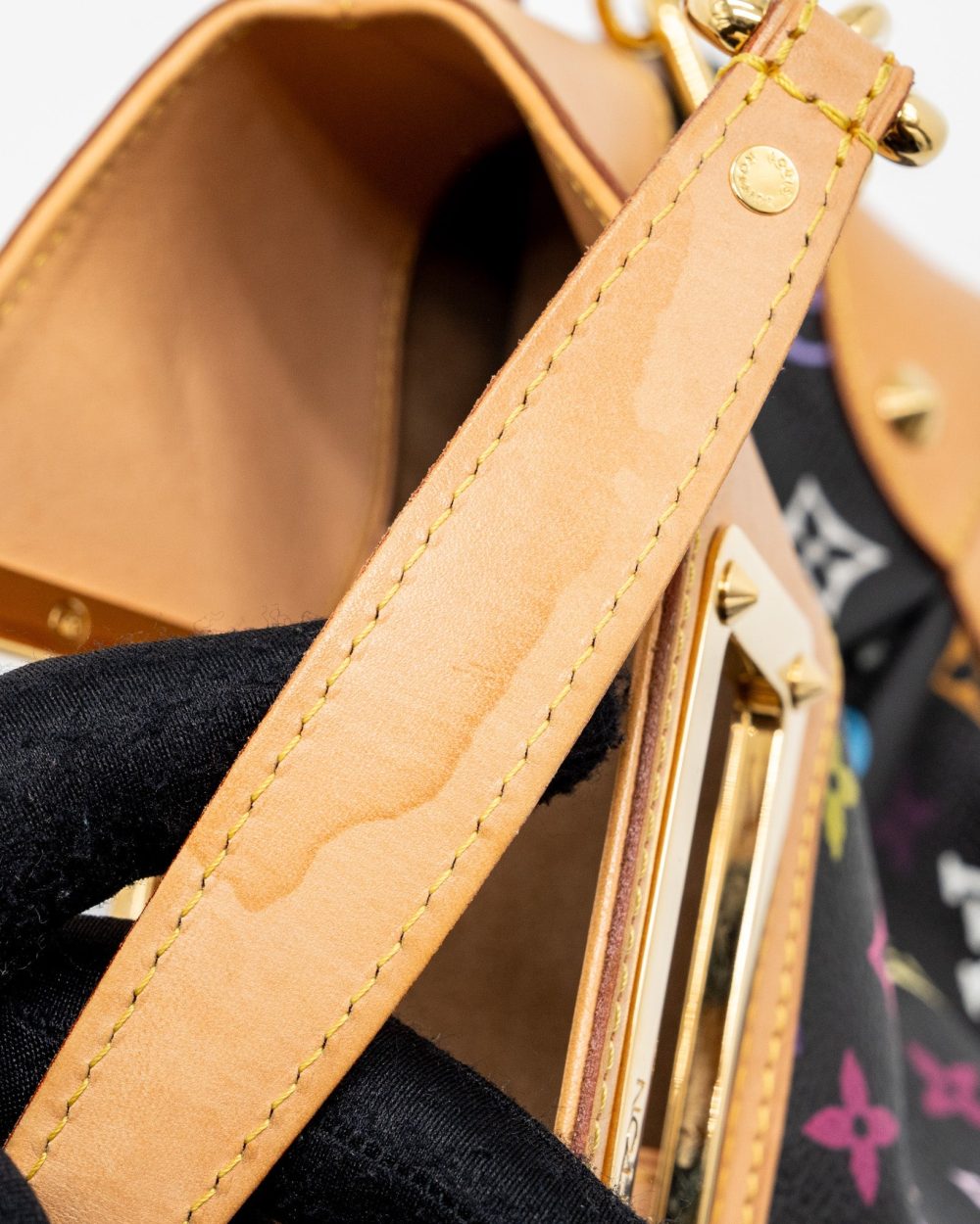 AAA Replica Louis Vuitton LV JUDY MM MULTICOLOR MONOGRAM BLACK GHW 