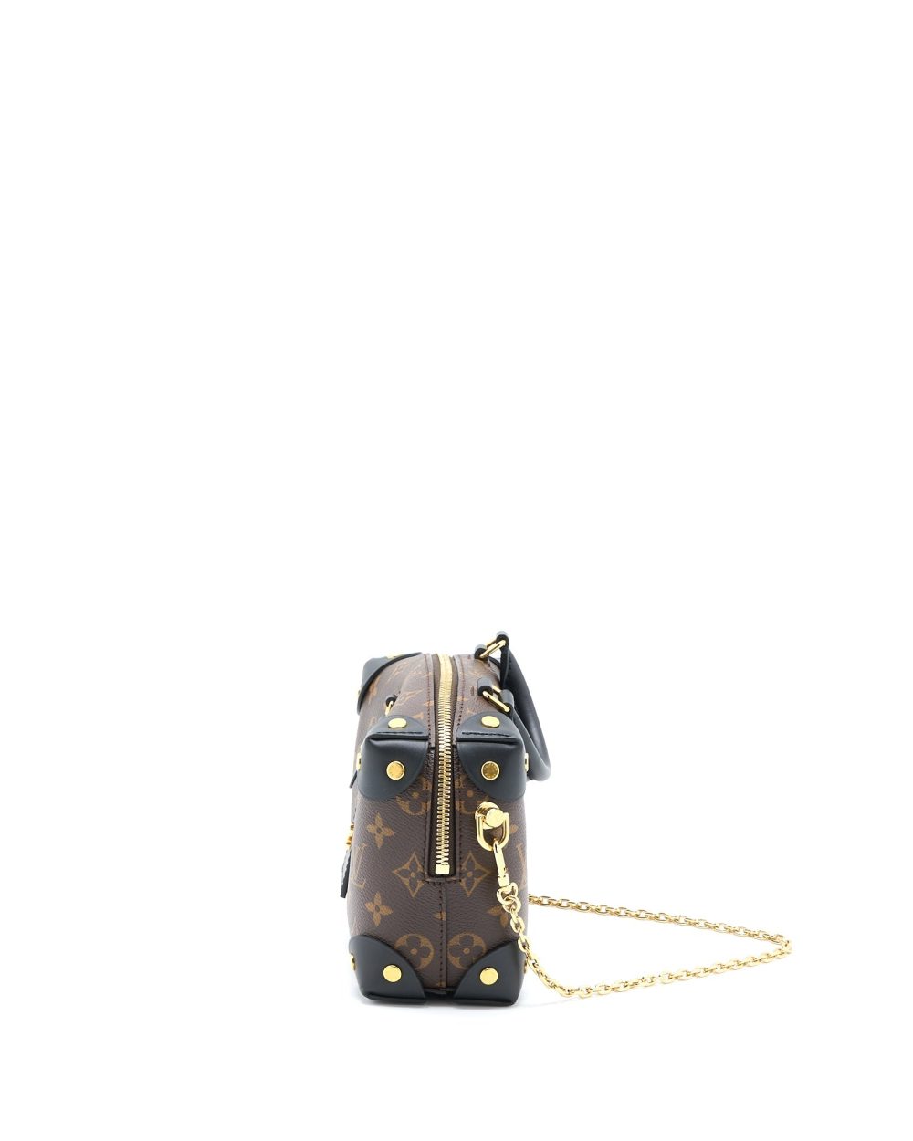AAA Replica Louis Vuitton LV PETITE MALLE SOUPLE BAG MONOGRAM CANVAS/BLACK GHW