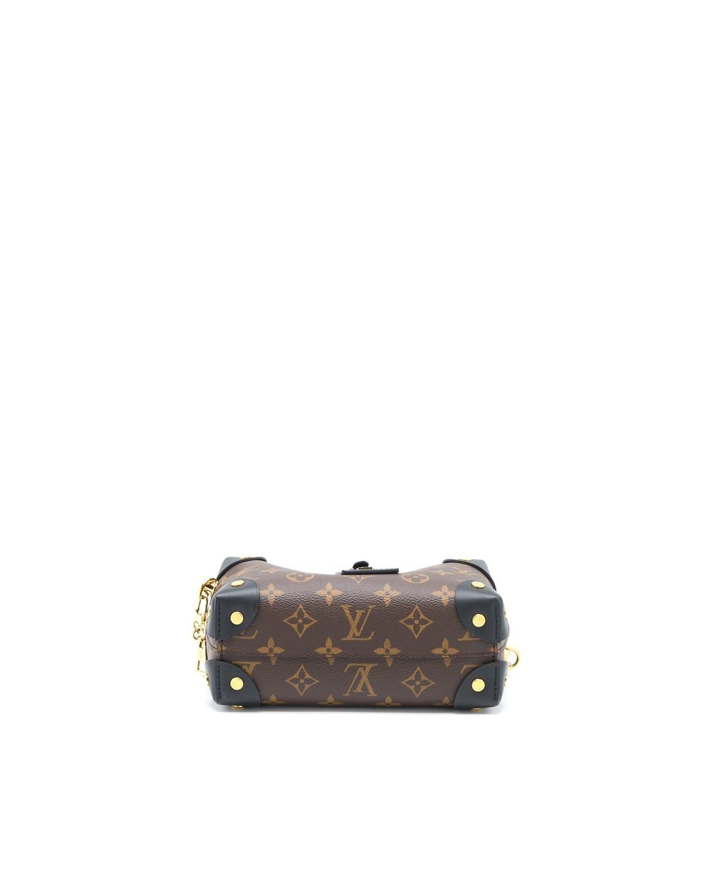 AAA Replica Louis Vuitton LV PETITE MALLE SOUPLE BAG MONOGRAM CANVAS/BLACK GHW