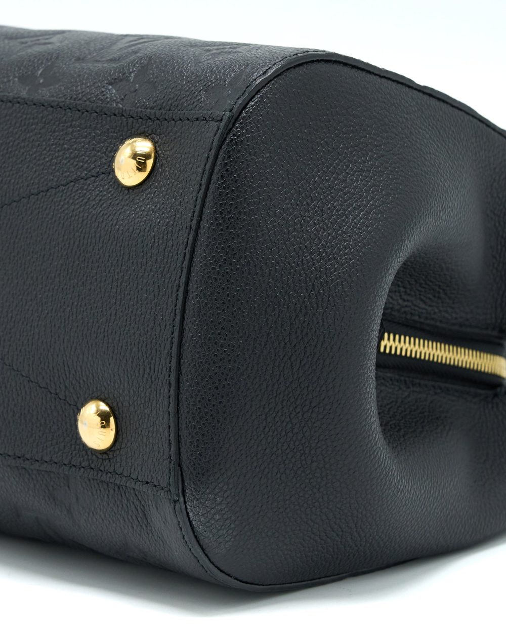 AAA Replica Louis Vuitton LV MONTAIGNE MM MONOGRAM EMPREINTE BLACK GHW