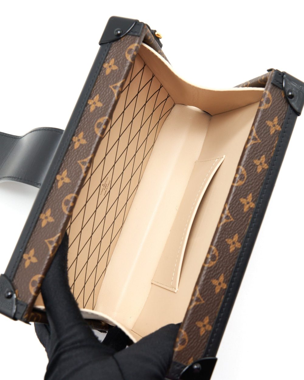 AAA Replica Louis Vuitton LV PETITE MALLE MONOGRAM CANVAS AND LEATHER GHW