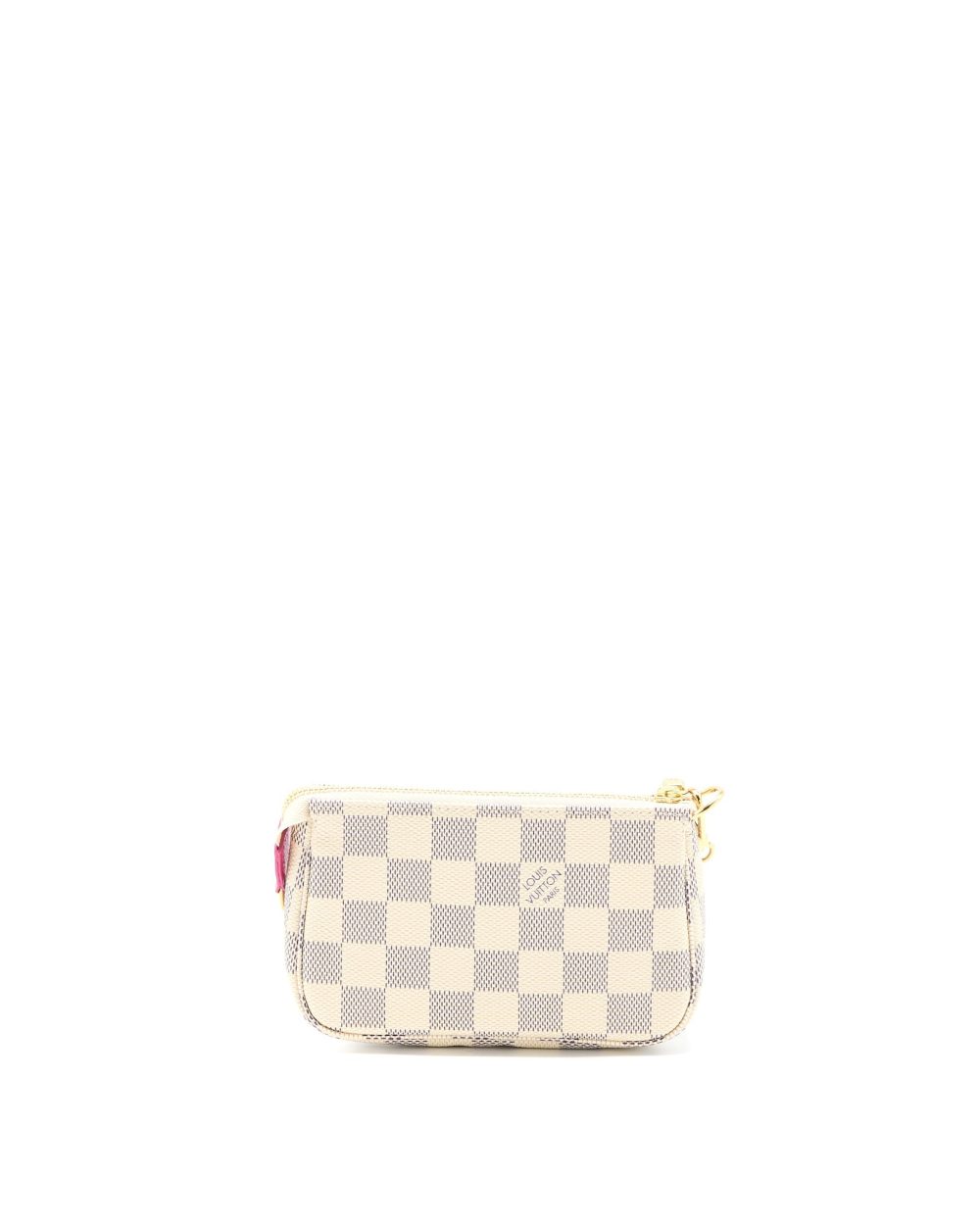 AAA Replica Louis Vuitton LV MINI POCHETTE ACCESSORIES HOLLYWOOD LIMITED EDITION DAMIER AZUR/MULTICOLOUR GHW