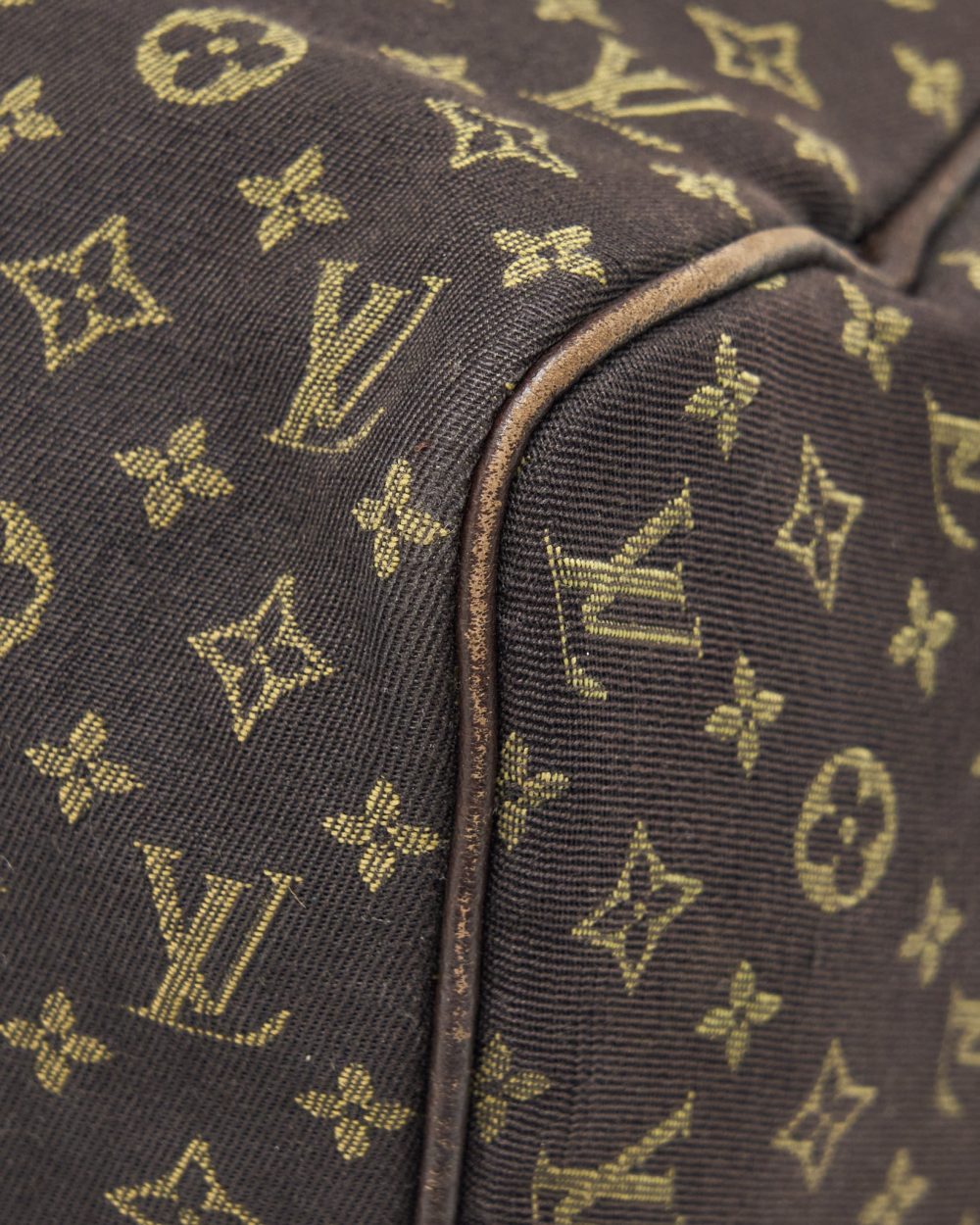 AAA Replica Louis Vuitton LV SPEEDY 30 MIN LIN MONOGRAM MINI BROWN GHW