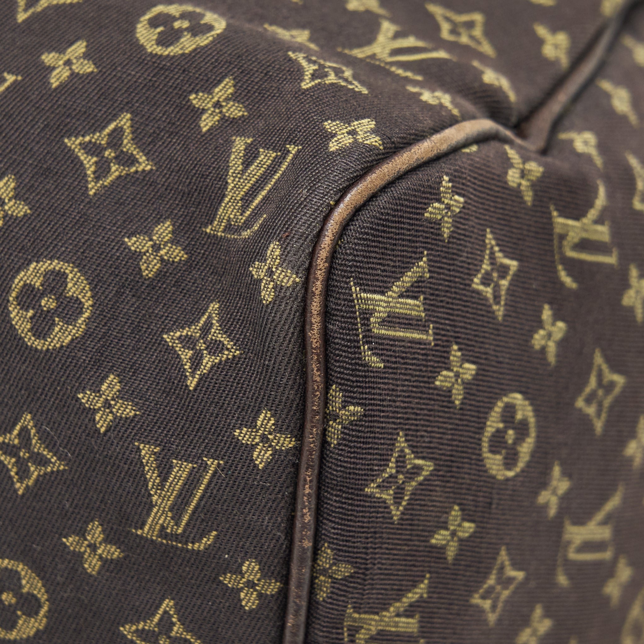 AAA Replica Louis Vuitton LV SPEEDY 30 MIN LIN MONOGRAM MINI BROWN GHW