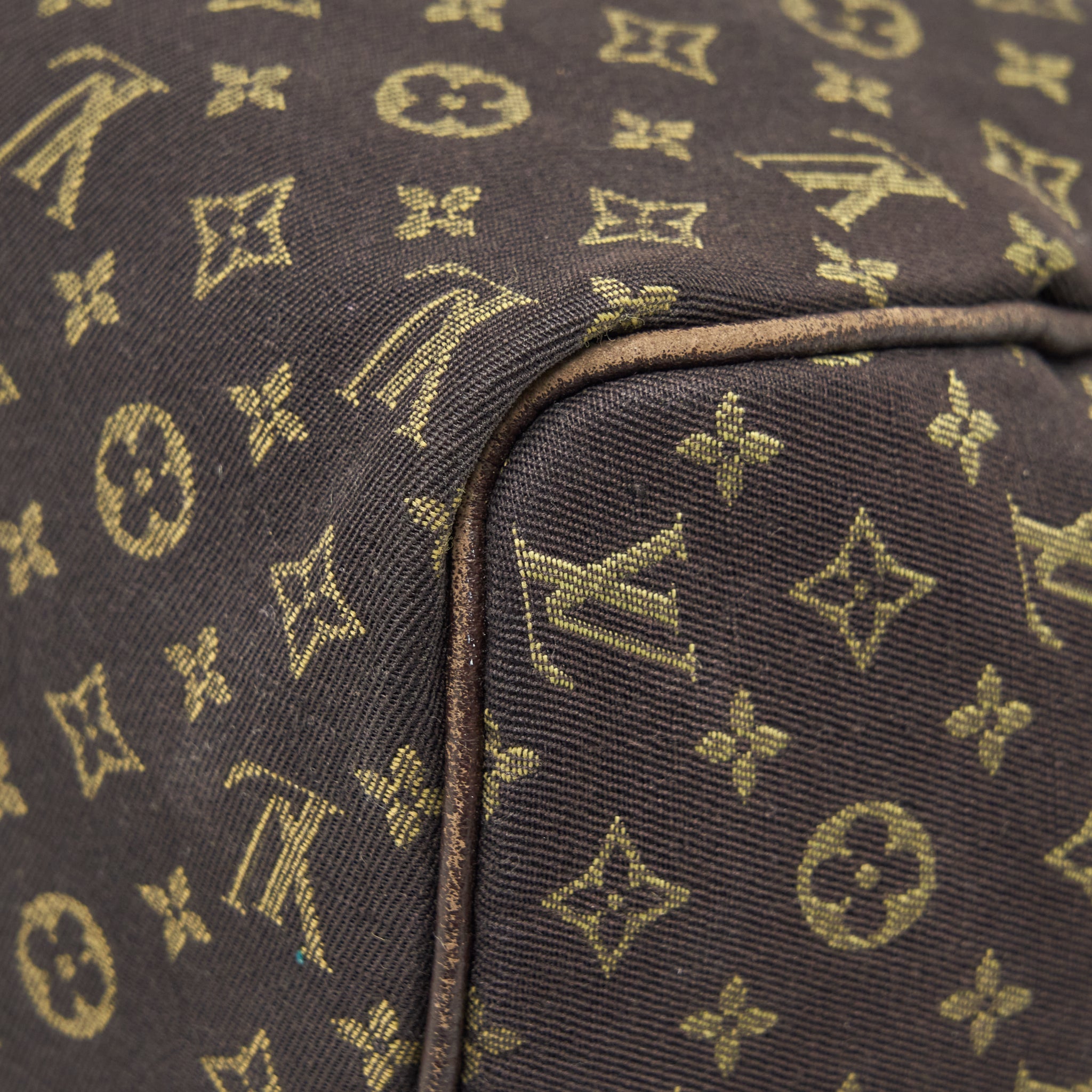 AAA Replica Louis Vuitton LV SPEEDY 30 MIN LIN MONOGRAM MINI BROWN GHW