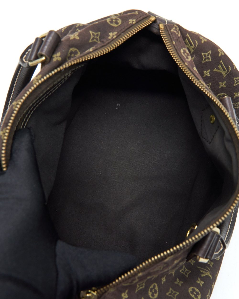 AAA Replica Louis Vuitton LV SPEEDY 30 MIN LIN MONOGRAM MINI BROWN GHW