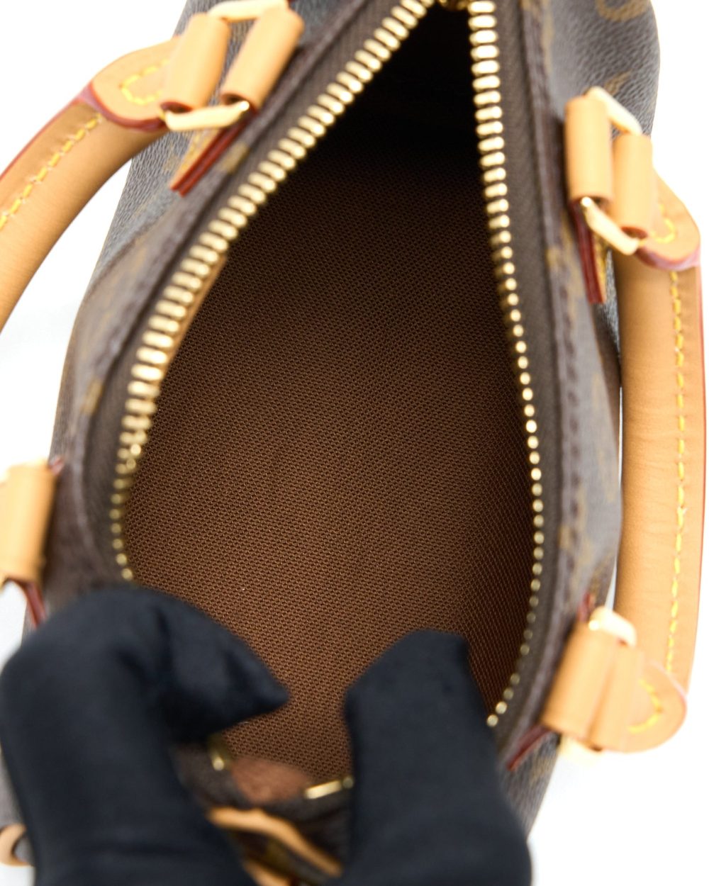 AAA Replica Louis Vuitton LV NANO SPEEDY NEW VERSION MONOGRAM CANVAS GHW