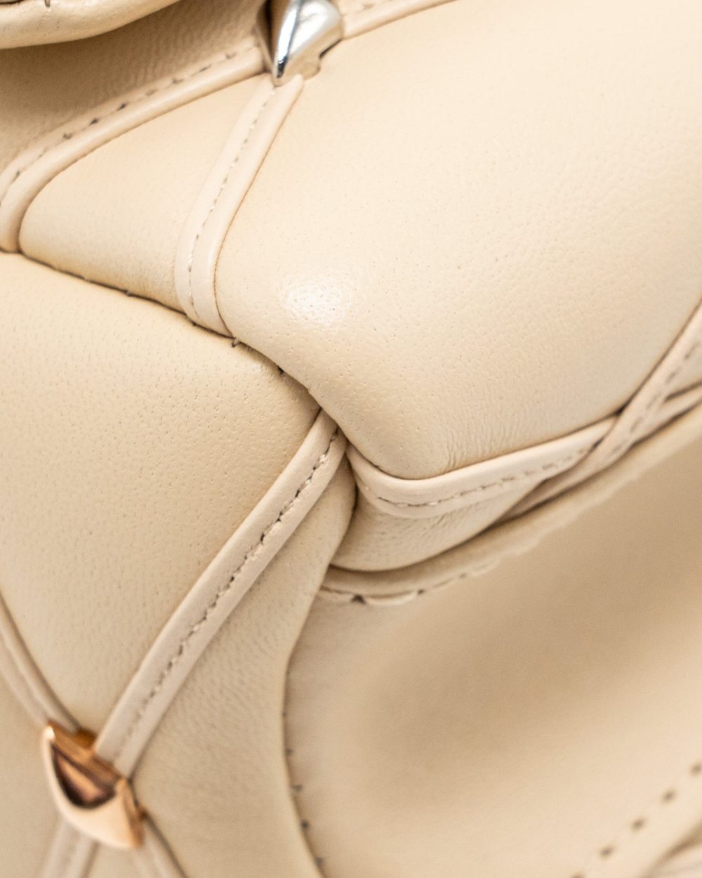 AAA Replica Louis Vuitton LV GO-14 MM LAMBSKIN BEIGE MULTICOLOUR HARDWARE