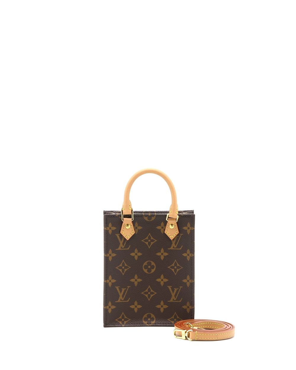 AAA Replica Louis Vuitton LV PETIT SAC PLAT MONOGRAM CANVAS GHW