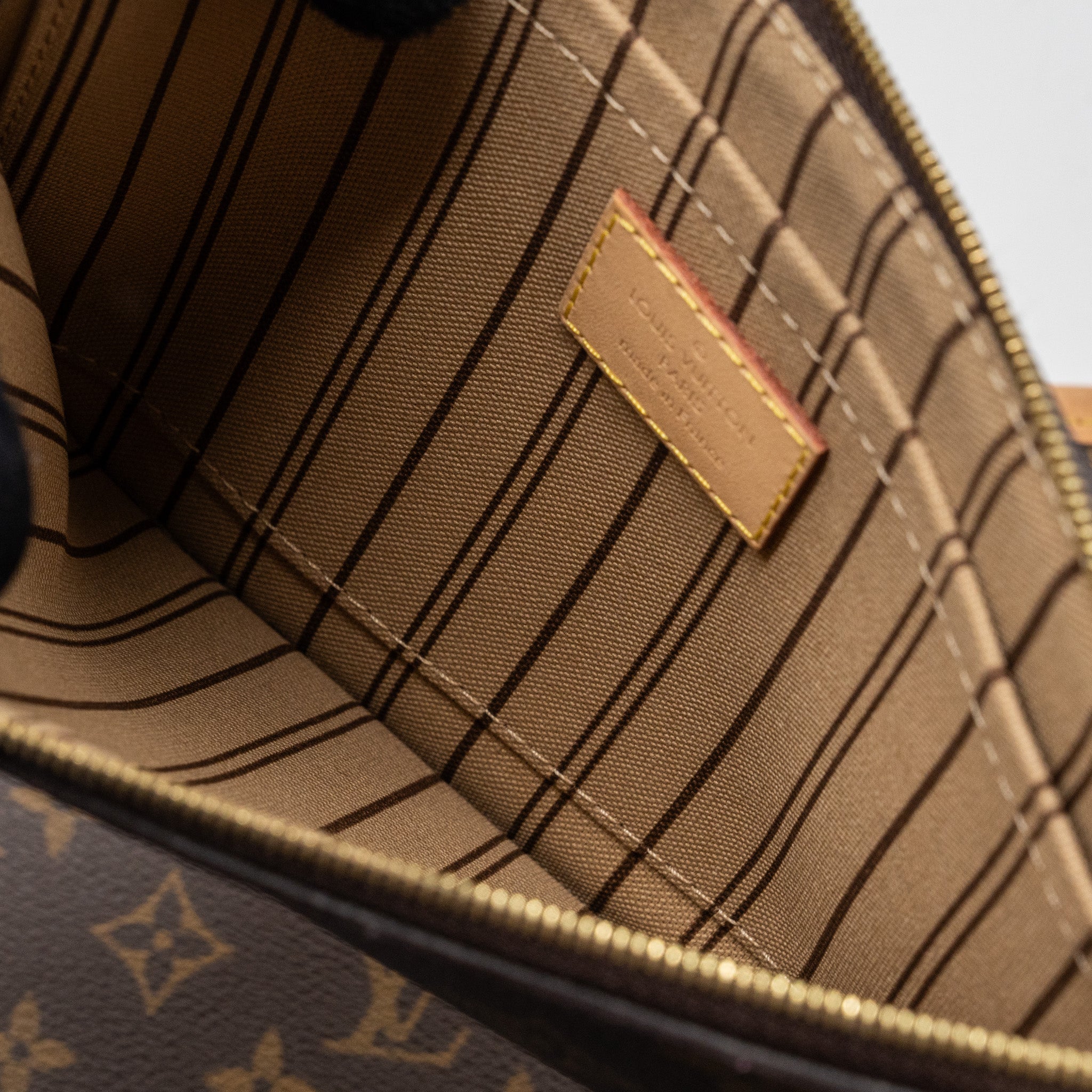 AAA Replica Louis Vuitton LV NEVERFULL MM MONOGRAM CANVAS GHW(NEW VERSION)