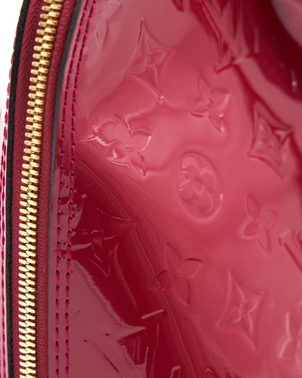 AAA Replica Louis Vuitton LV ALMA PM PATENT LEATHER INDIAN ROSE