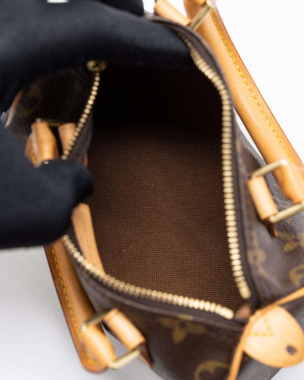 AAA Replica Louis Vuitton LV VINTAGE NANO SPEEDY MONOGRAM CANVAS GHW