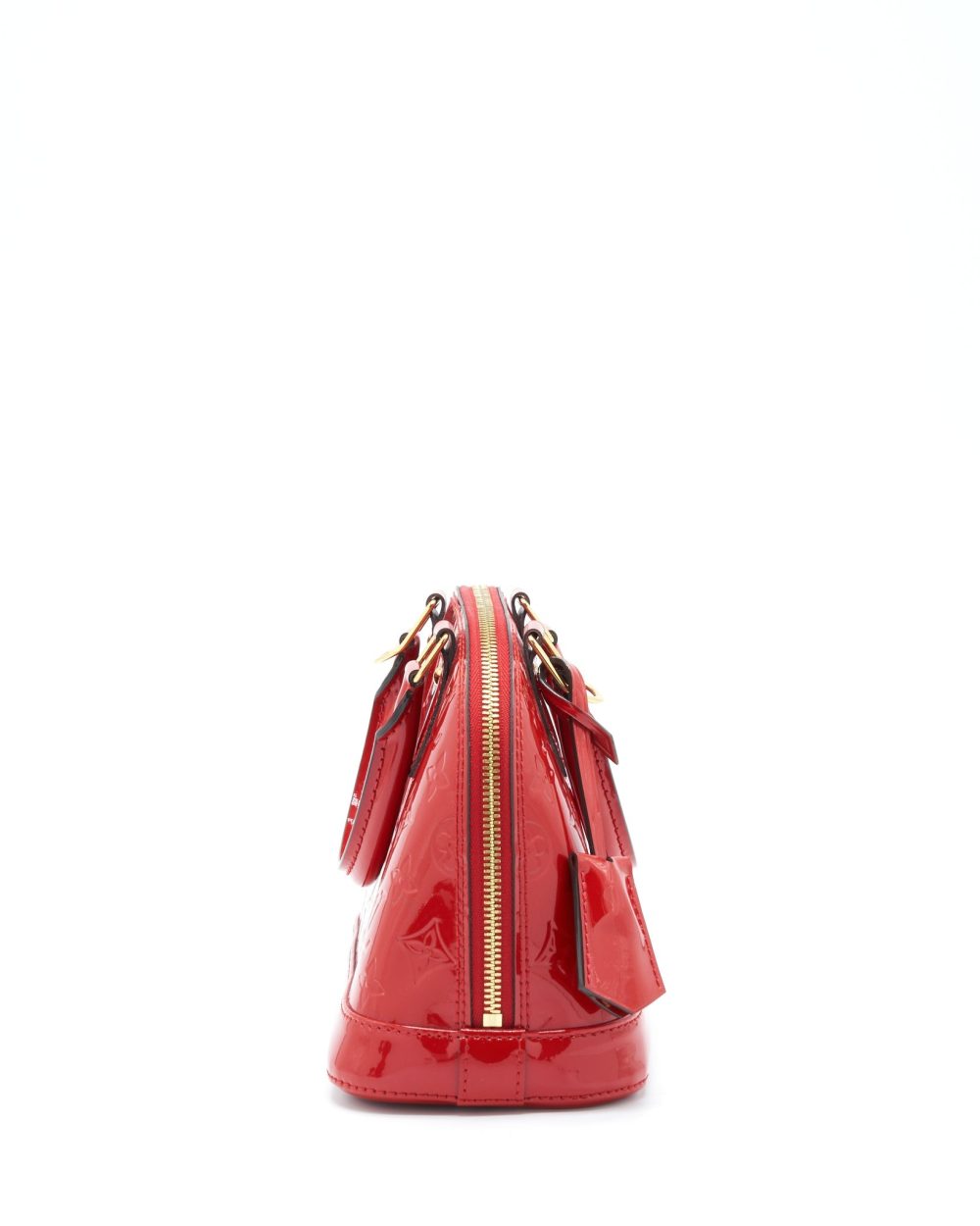 AAA Replica Louis Vuitton LV ALMA BB PATENT RED WITH GHW
