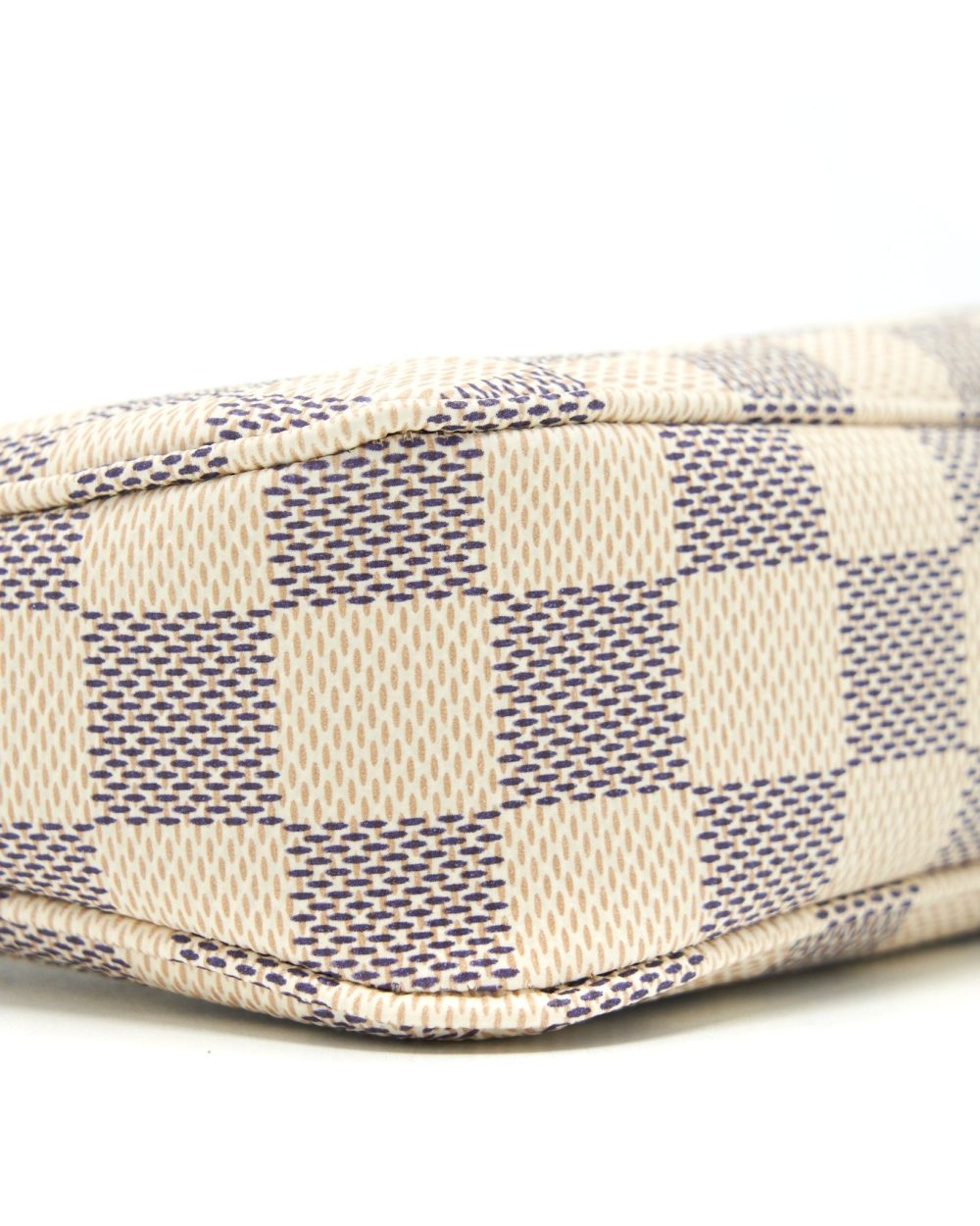 AAA Replica Louis Vuitton LV POCHETTE ACCESSORIES DAMIER AZUR CANVAS GHW