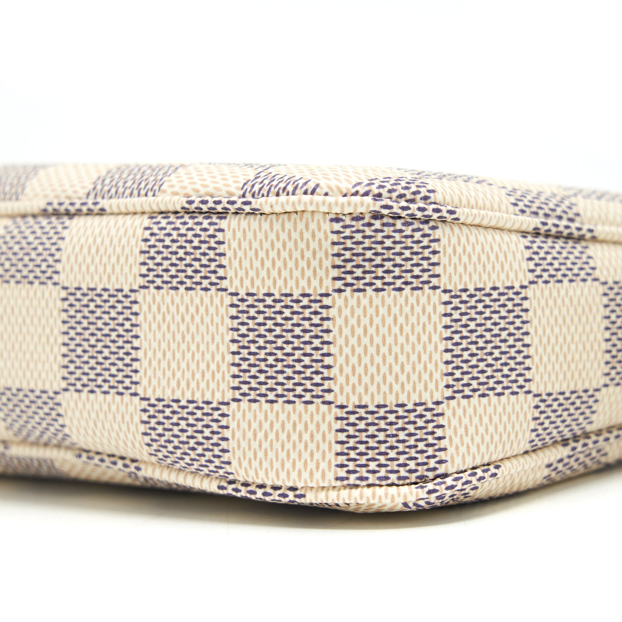AAA Replica Louis Vuitton LV POCHETTE ACCESSORIES DAMIER AZUR CANVAS GHW