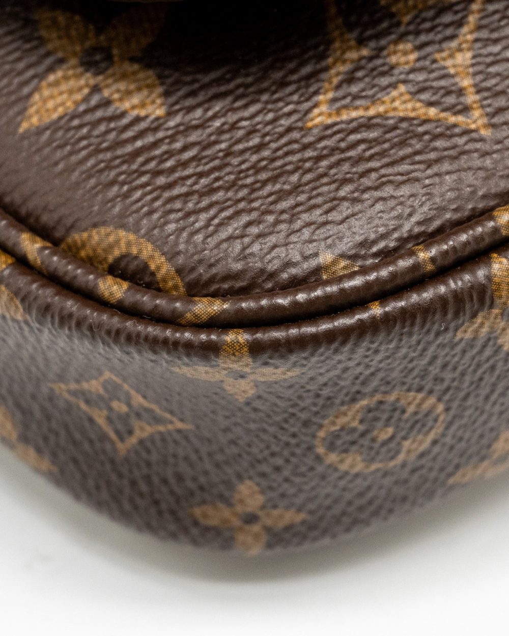 AAA Replica Louis Vuitton LV MULTI POCHETTE ACCESSORIES MONOGRAM CANVAS PINK STRAP GHW 