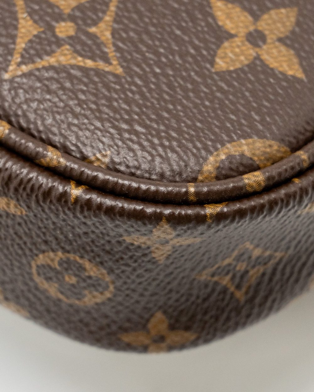 AAA Replica Louis Vuitton LV MULTI POCHETTE ACCESSORIES MONOGRAM CANVAS PINK STRAP GHW 