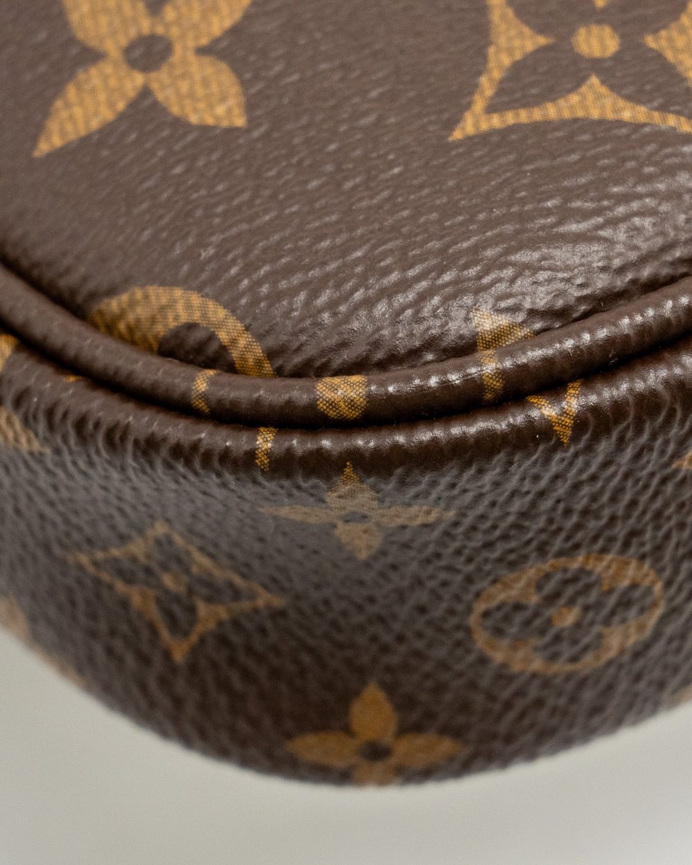 AAA Replica Louis Vuitton LV MULTI POCHETTE ACCESSORIES MONOGRAM CANVAS PINK STRAP GHW 