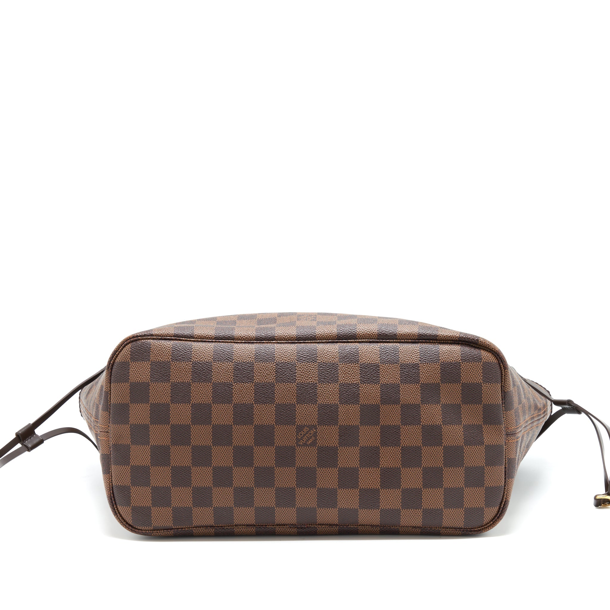AAA Replica Louis Vuitton LV NEVERFULL MM DAMIER EBENE GHW