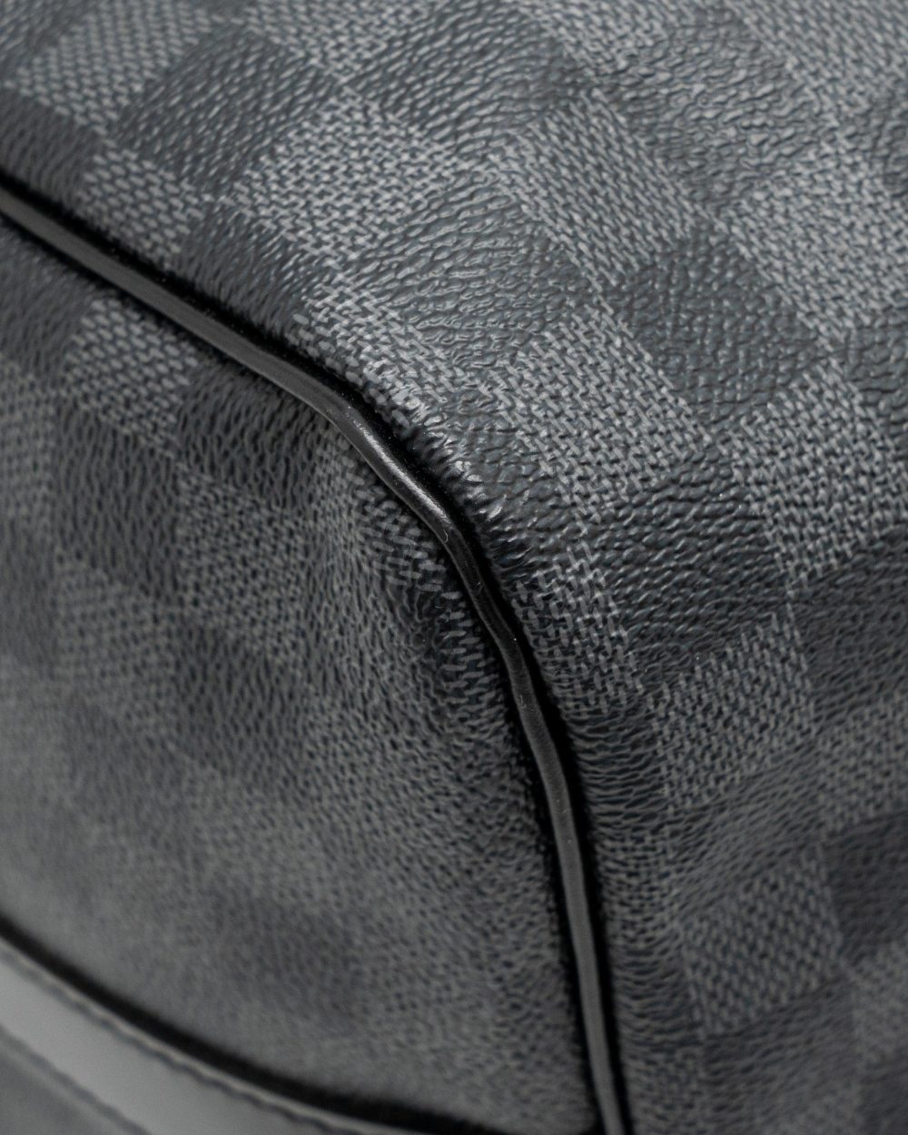 AAA Replica Louis Vuitton LV KEEPALL BANDOULIERE 45 DAMIER GRAPHITE CANVAS BLACK SHW