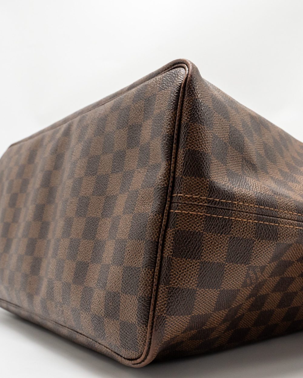 AAA Replica Louis Vuitton LV NEVERFULL GM DAMIER EBENE WITH GHW