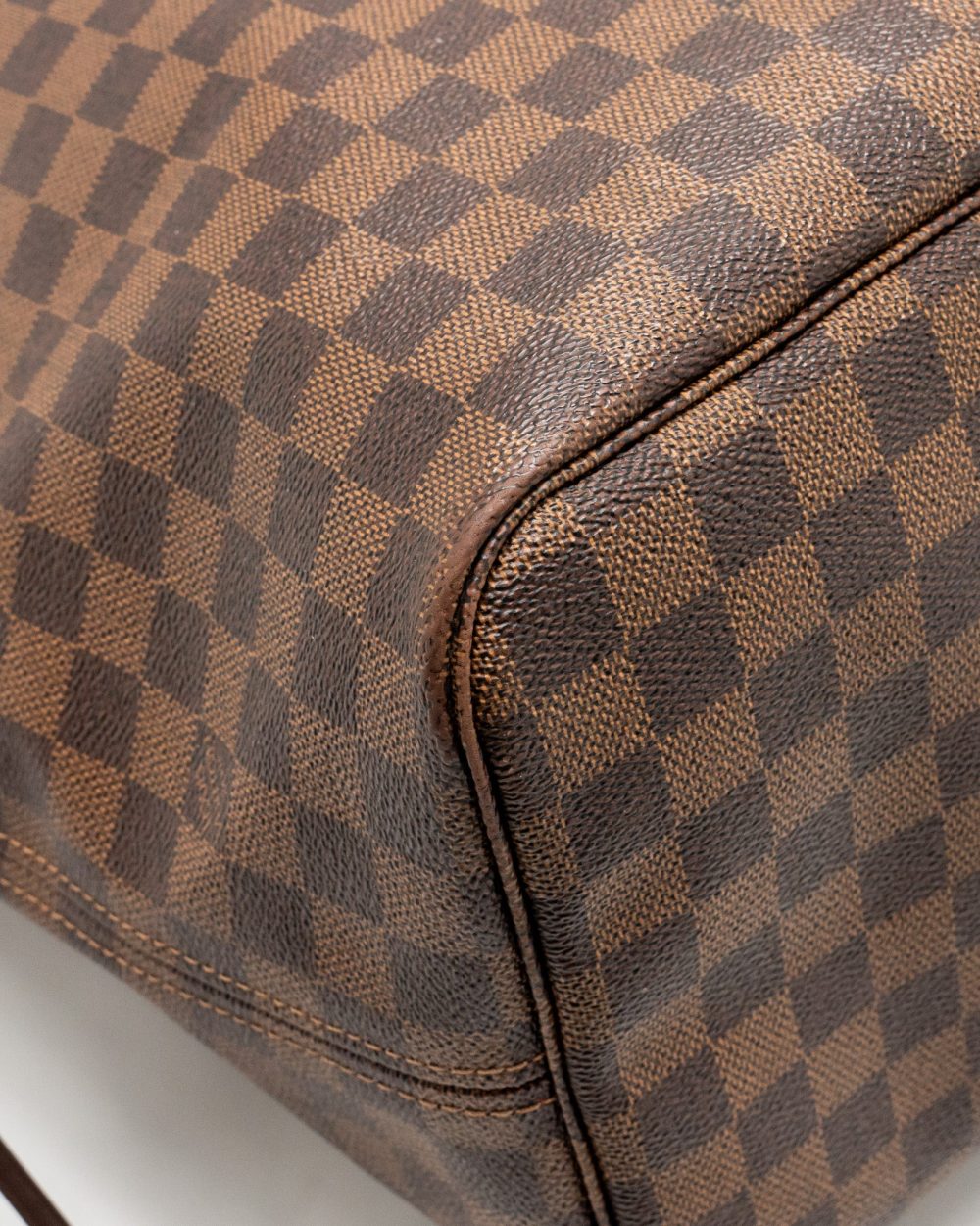 AAA Replica Louis Vuitton LV NEVERFULL GM DAMIER EBENE WITH GHW