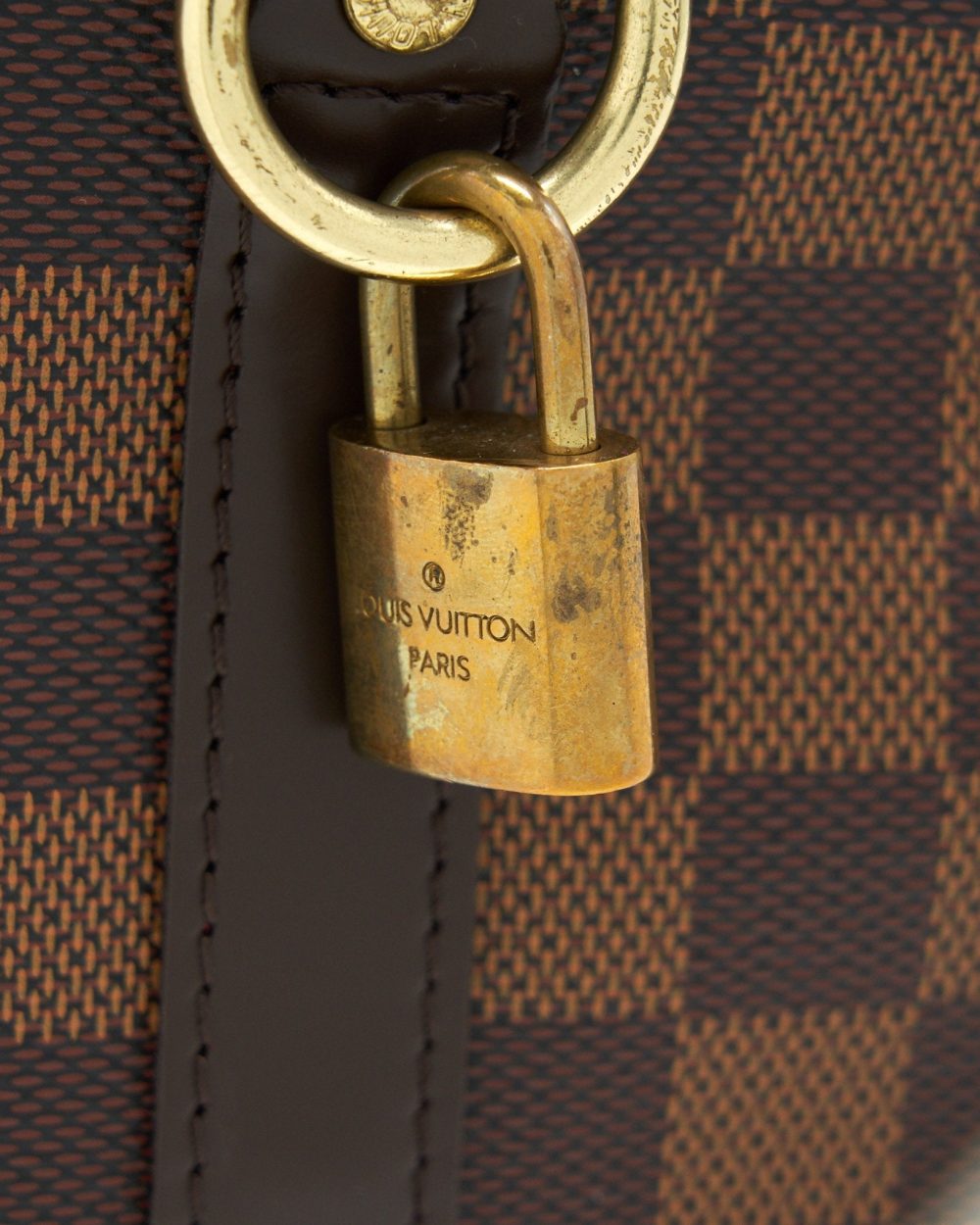 AAA Replica Louis Vuitton LV SPEEDY 25 DAMIER EBENE WITH STRAP