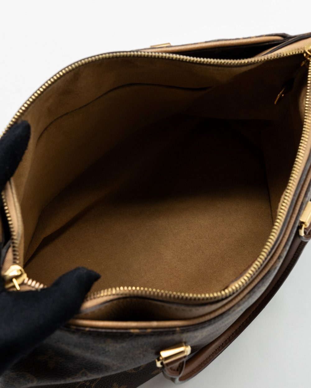 AAA Replica Louis Vuitton LV PALLAS MONOGRAM CANVAS SESAME GHW