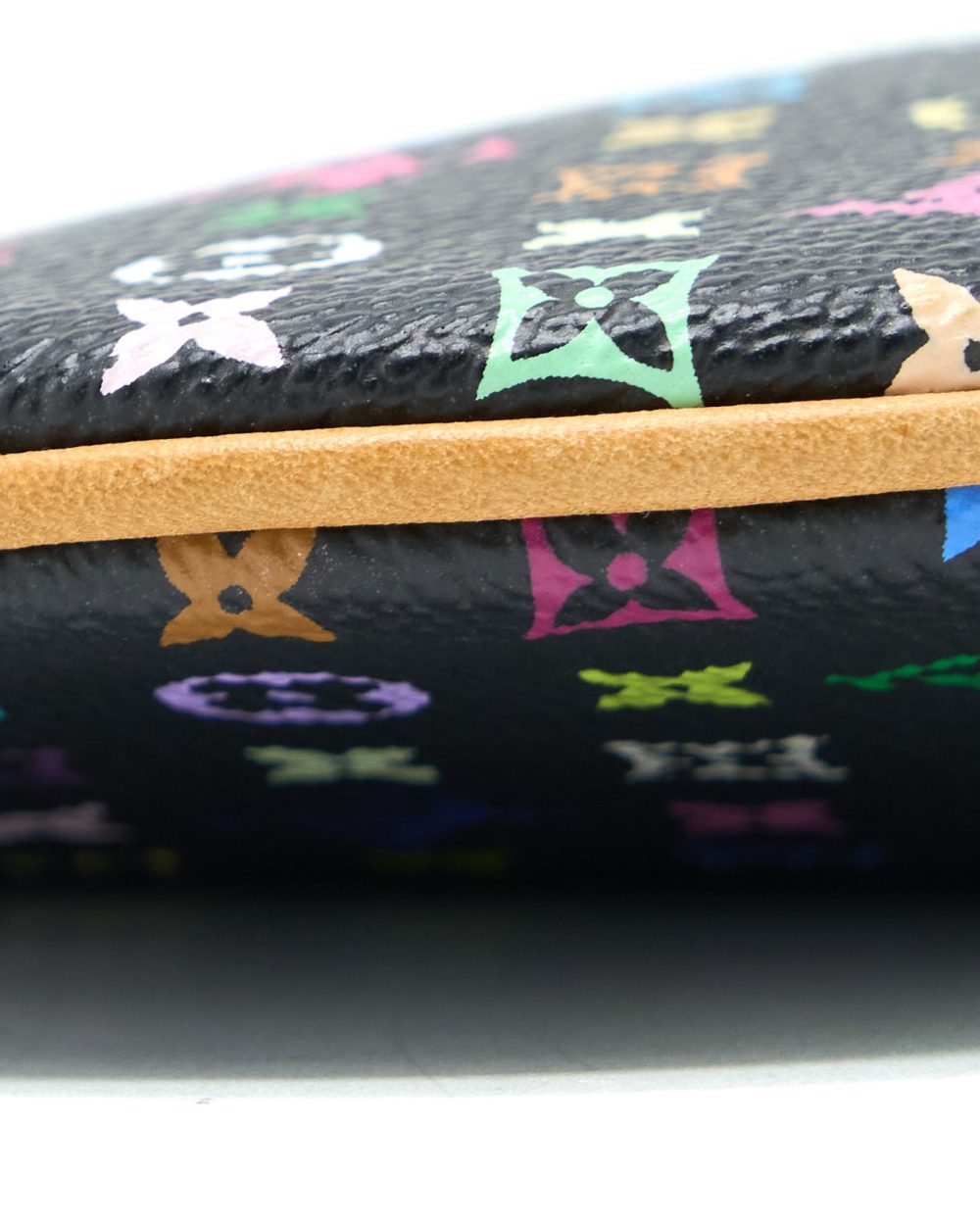 AAA Replica Louis Vuitton LV VINTAGE CLUTCH BLACK/MULTICOLOUR GHW