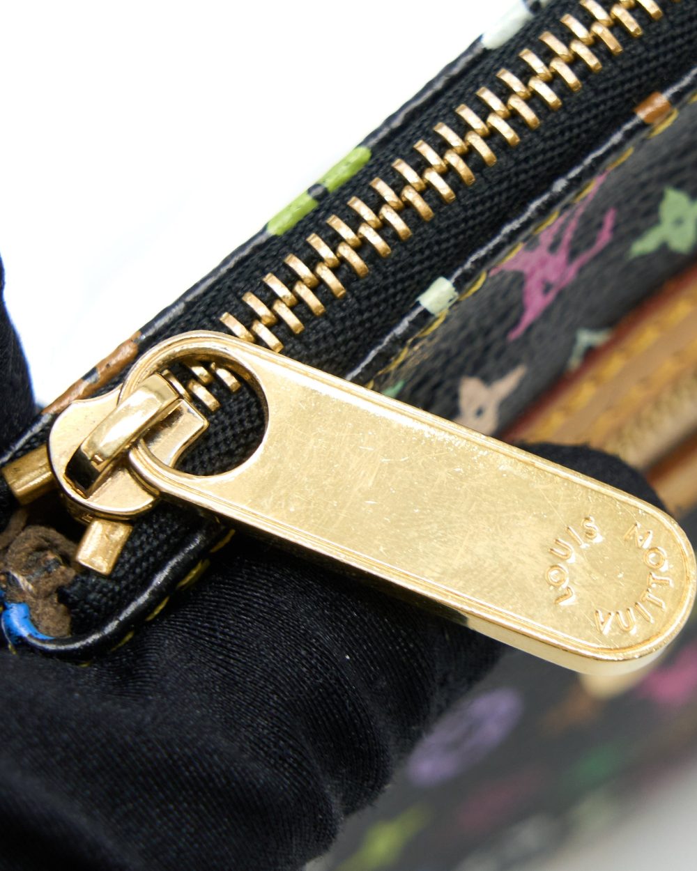 AAA Replica Louis Vuitton LV VINTAGE CLUTCH BLACK/MULTICOLOUR GHW