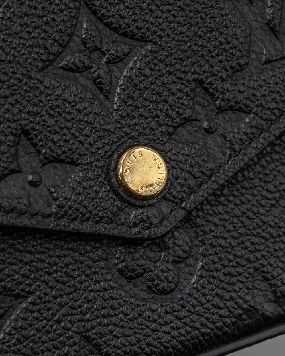 AAA Replica Louis Vuitton LV FELICIE POCHETTE MONOGRAM EMPREINTE BLACK GHW(NEW VERSION)