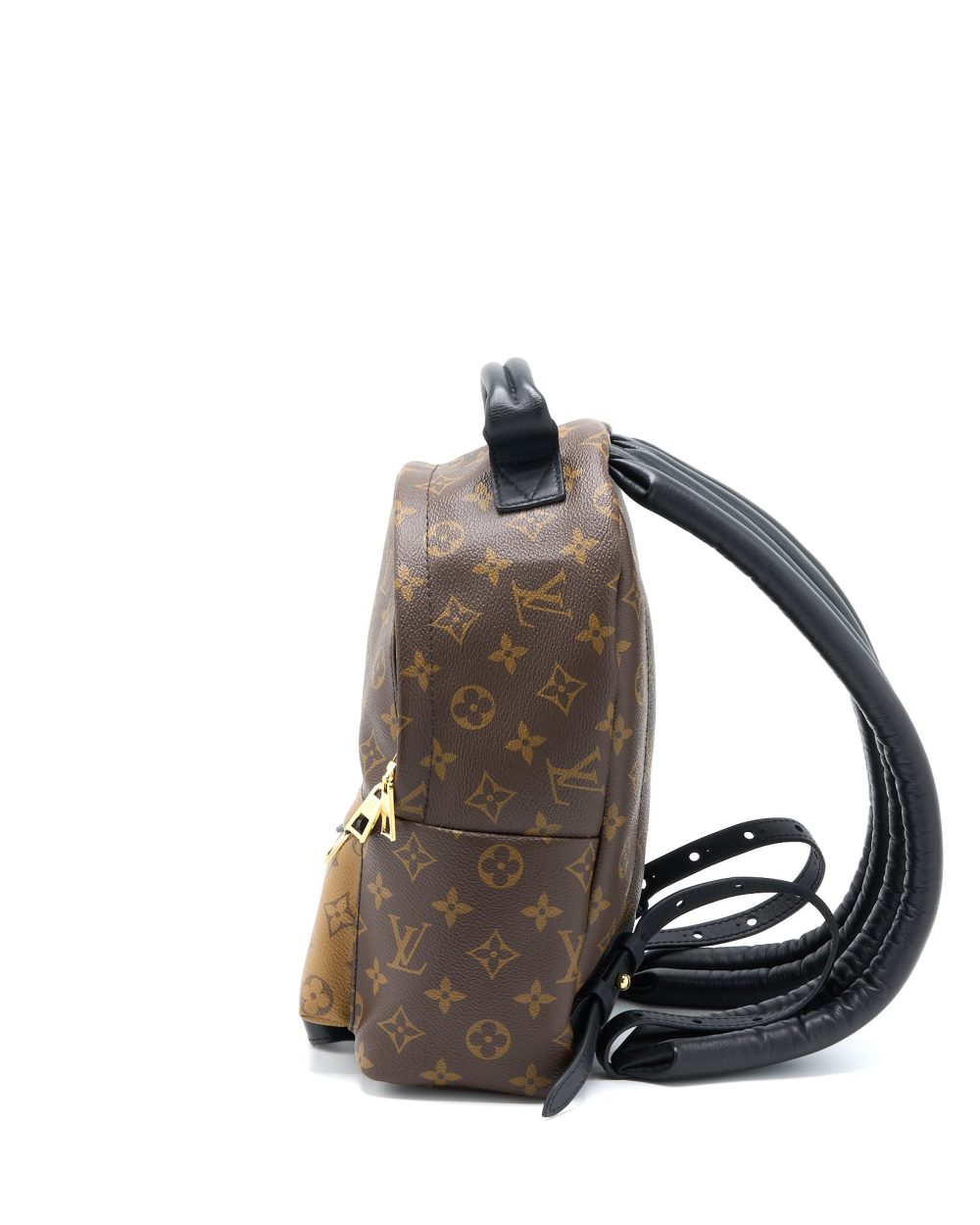 AAA Replica Louis Vuitton LV PALM SPRING BACKPACK PM MONOGRAM REVERSE CANVAS GHW
