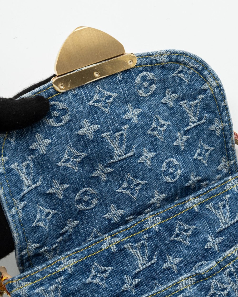 AAA Replica Louis Vuitton LV SUNSET BAG DENIM BLUE GHW (NEW VERSION)