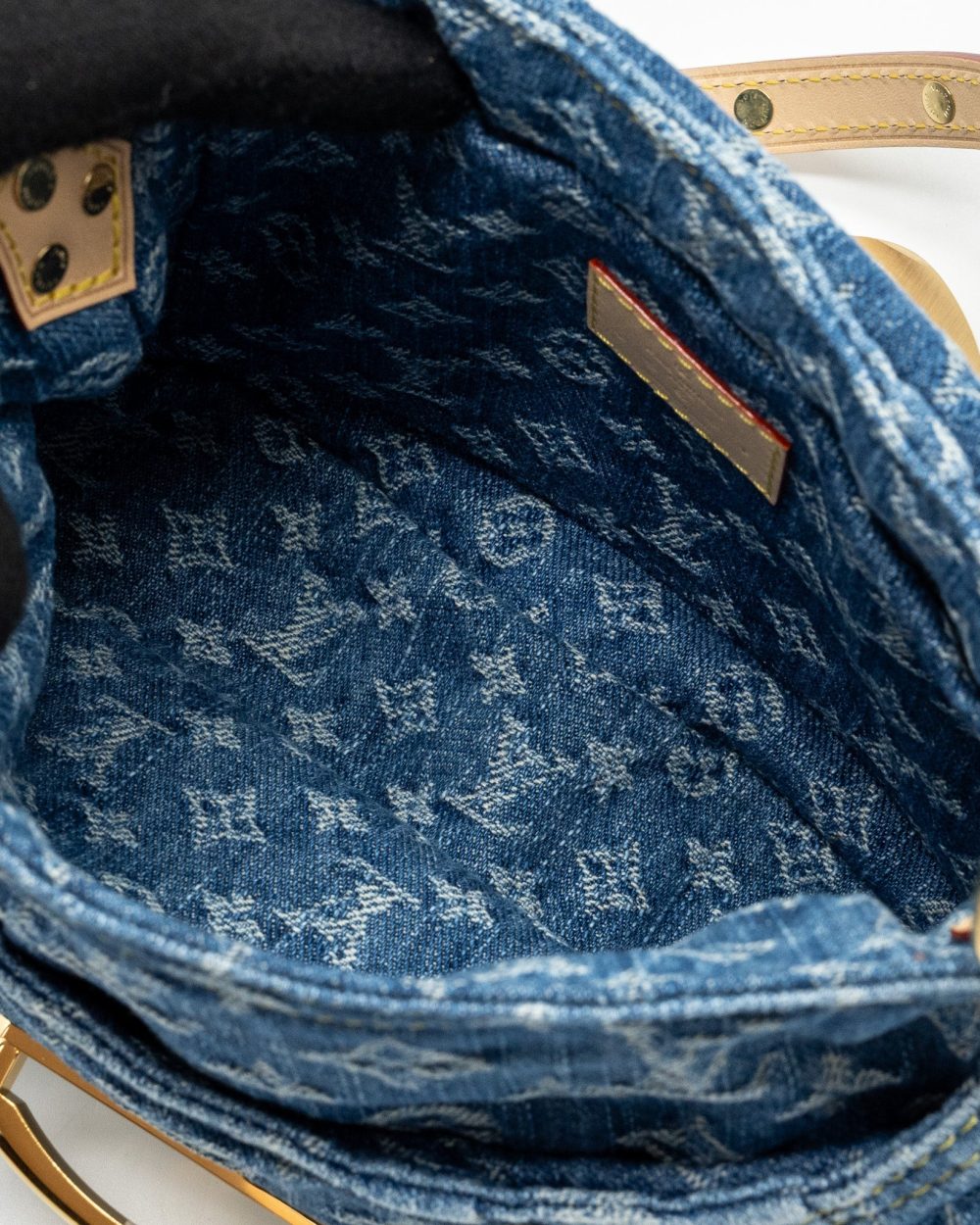 AAA Replica Louis Vuitton LV SUNSET BAG DENIM BLUE GHW (NEW VERSION)