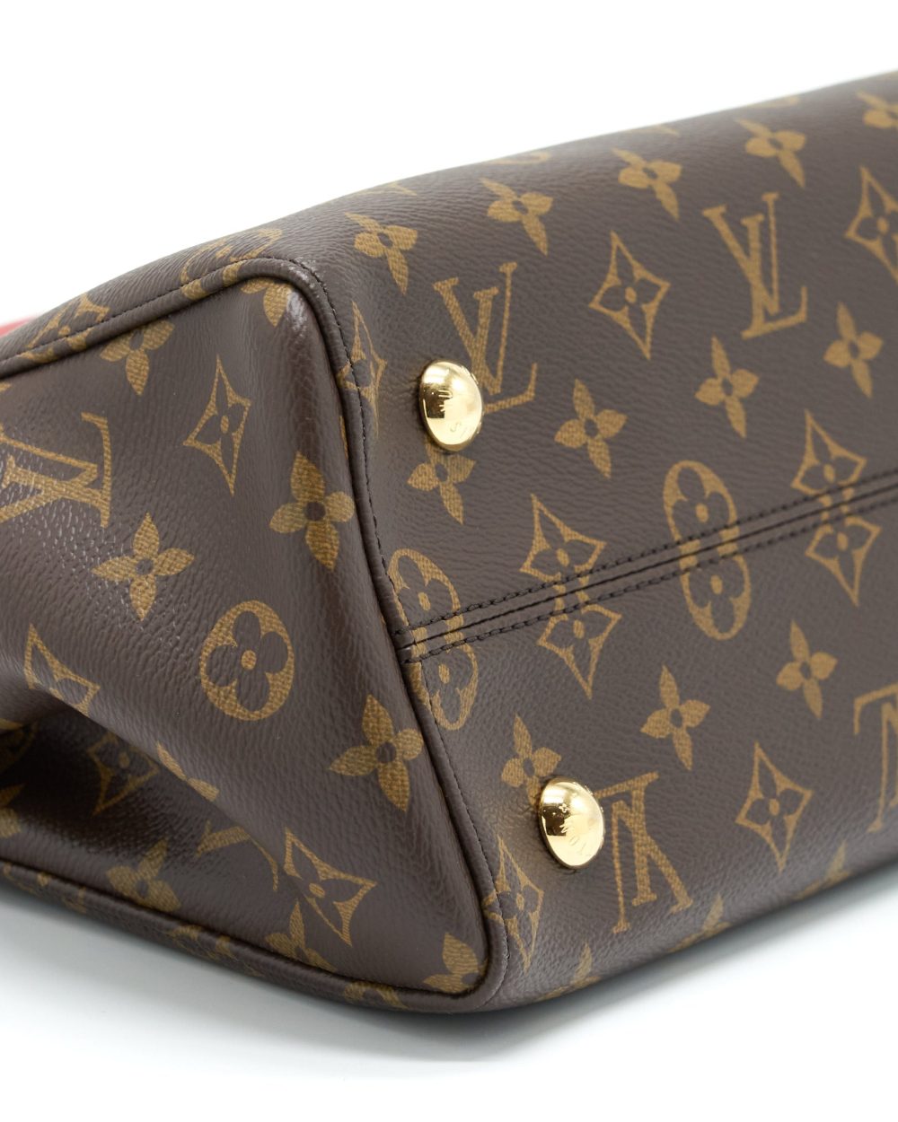 AAA Replica Louis Vuitton LV VENUS BAG LEATHER/MONOGRAM CANVAS RED YEAR 2016